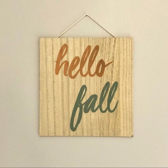 “hello fall” sign - Picture 1 of 2